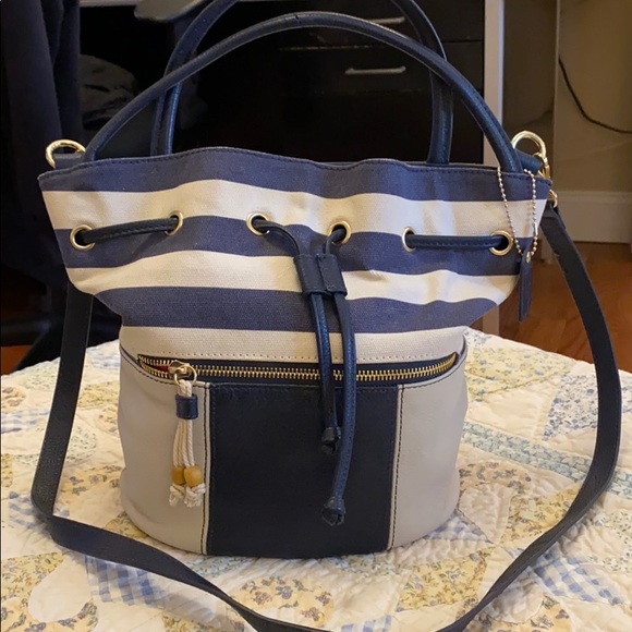 blue and cream clarks